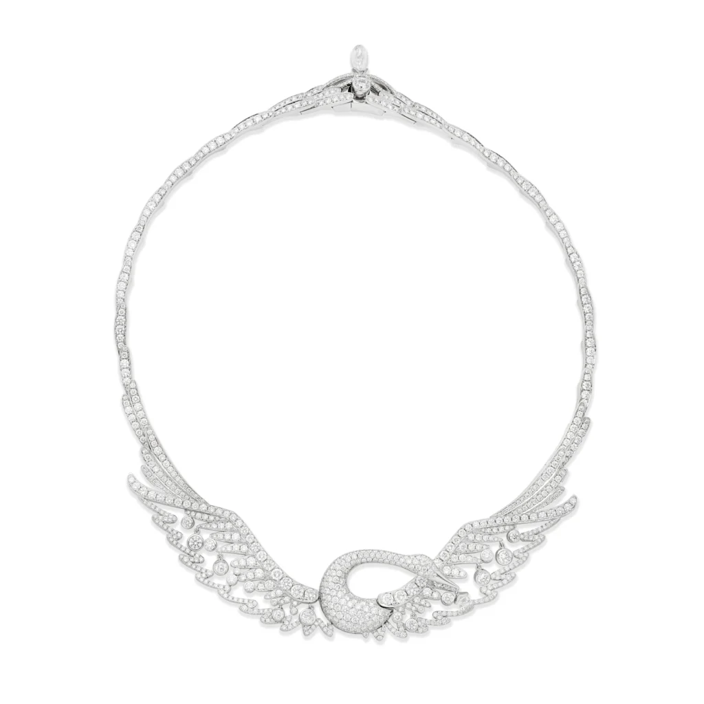 Boodles diamond Wonderland swan collar circa 2012