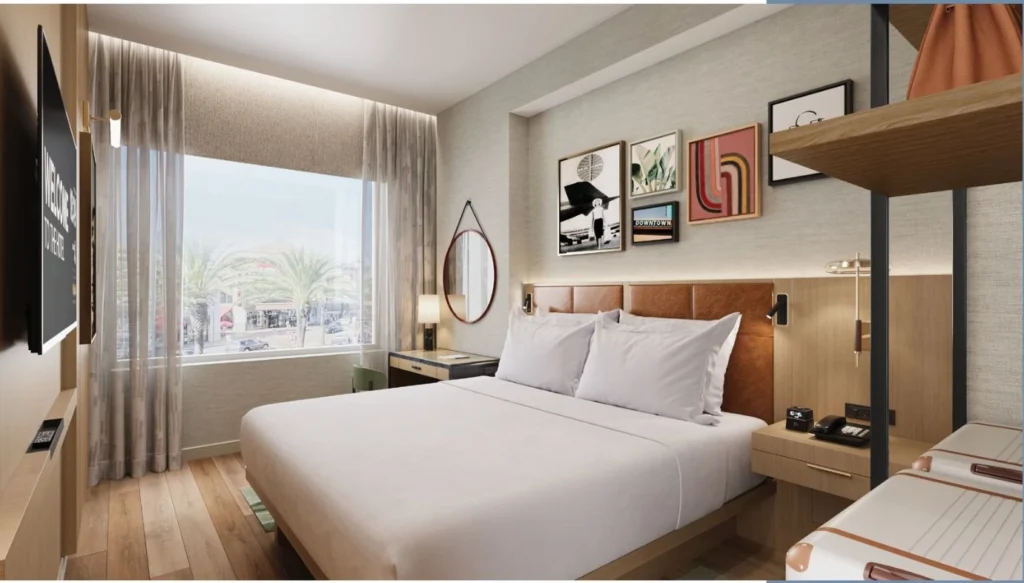A rendering of The Pan Am Hotel by Hilton